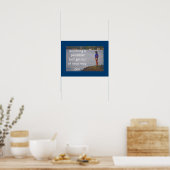 Verlassen Sie sich - Zen-Kunstdruck - Zitat Poster (Küche)