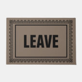 Verlassen Sie Tür-Matte Fußmatte (Vorderseite)