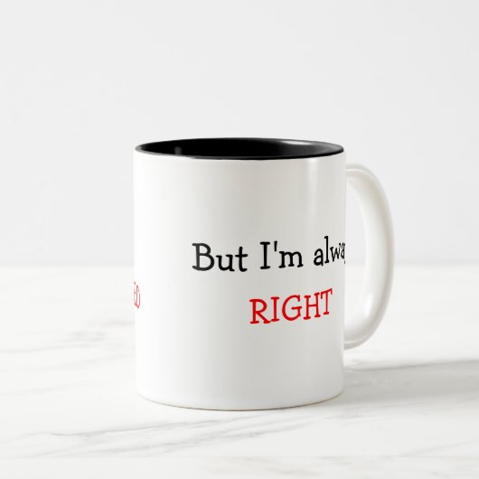 Verlassen Tasse (VorderseiteRechts)