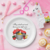 Verlassen Übers 2 Könige 4:43 Pappteller (Party)