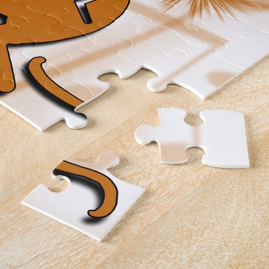 Verlassen und rechtsgerichteter Kokopelli-Musiker Puzzle (Seite)