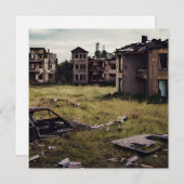 verlassen | Urban Post Apocalypse Gebäude (Vorne/Hinten)