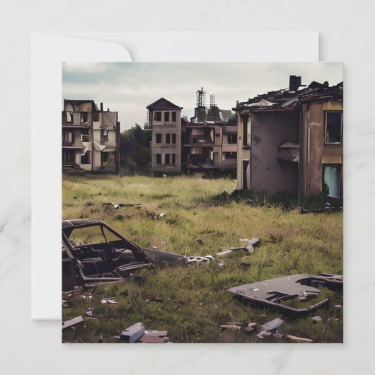 verlassen | Urban Post Apocalypse Gebäude (Vorderseite)