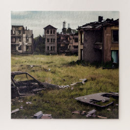 verlassen | Urban Post Apocalypse Gebäude Puzzle
