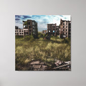 verlassen | Urban Post Apocalyptic Art Leinwanddruck (Vorderseite)