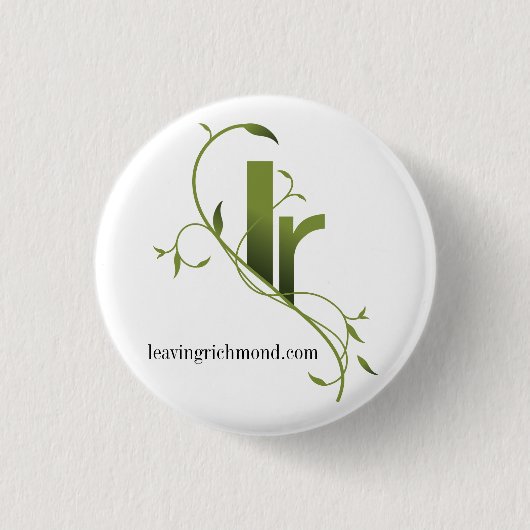 Verlassen von Richmond-Knöpfen Button (Vorderseite)