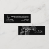 Verlassen von Richmond-Visitenkarte Mini Visitenkarte (Vorne/Hinten)