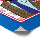 Verlassen Wing-Rooster Poster (Ecke)