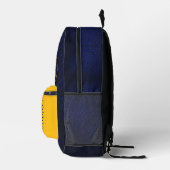 Verlassen Yellow-Motorrad-Monogram-Schulboys Bedruckter Rucksack (Rechts)