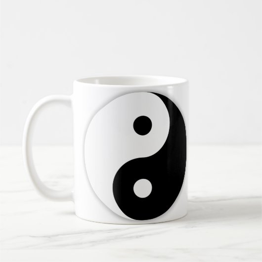 Verlassen Yin & Yang Kaffeetasse (Links)