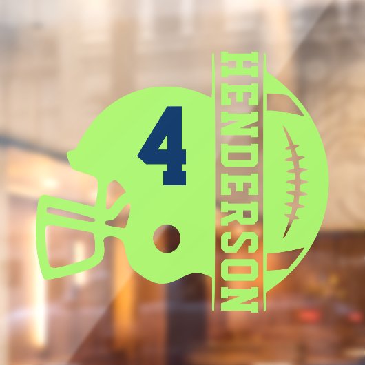 Verlassen Zurück-Fenster des Fußballspiels Fensteraufkleber (Blatt 2)