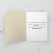 Verlassend Arbeit, Boxer-Dog-Karte Karte (Innenseite)