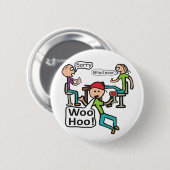 Verlassend Arbeit Button (Vorne & Hinten)