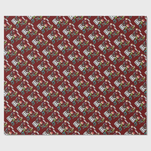 Verlassend Arbeit Geschenkpapier (Flach)