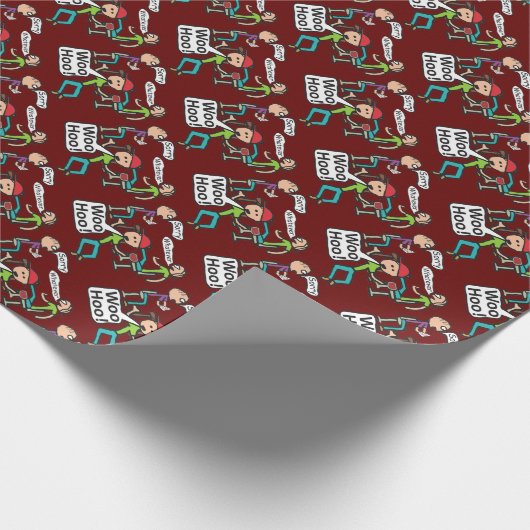 Verlassend Arbeit Geschenkpapier (Ecke)