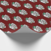 Verlassend Arbeit Geschenkpapier (Ecke)