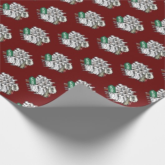 Verlassend Arbeit Geschenkpapier (Ecke)