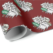 Verlassend Arbeit Geschenkpapier (Rolleneckpunkt)