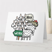 Verlassend Arbeit Karte (Vorderseite)