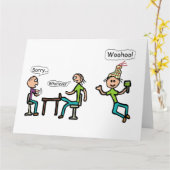 Verlassend Arbeit Karte (Gelbe Blume)