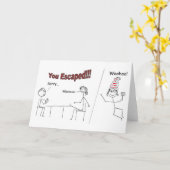 Verlassend Arbeit Karte (Gelbe Blume)