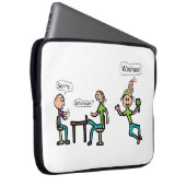 Verlassend Arbeit Laptopschutzhülle (Vorne Rechts)