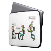 Verlassend Arbeit Laptopschutzhülle (Vorderseite Links)