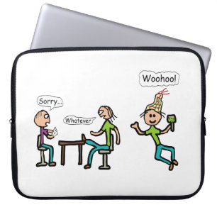 Verlassend Arbeit Laptopschutzhülle