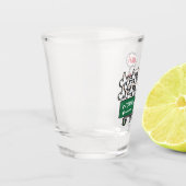 Verlassend Arbeit Schnapsglas (Links)