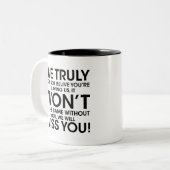 Verlassend Arbeiter für Frauen, Mitarbeiter, der G Zweifarbige Tasse (Vorderseite Links)