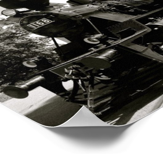 Verlassend Bahnhof Poster (Ecke)