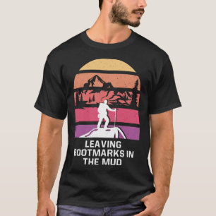 Verlassend Bootspuren im Mud Camping Wandergebiet T-Shirt