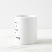 verlassend coworker lustige Geschenke Kaffeetasse (Mittel)