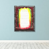 Verlassend Dunkelheit, geben Sie das Licht ein Leinwanddruck (Insitu (Holzboden))