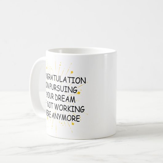 verlassend Genossenschaftsgratulation Kaffeetasse (Vorderseite Links)