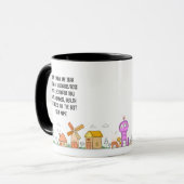 Verlassend Geschenk Personalisierte Landstadtbeweg Tasse (Vorderseite Links)