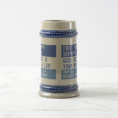 Verlassend Geschenk. Viel Glück in Ihrem neuen Job Bierglas (Mittel)