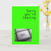 Verlassend Karte (Gelbe Blume)