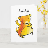 Verlassend Karte (Gelbe Blume)