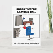 Verlassend Karte (Vorderseite)