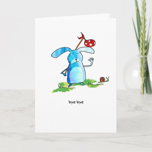 Verlassend Karte (Vorderseite)