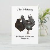 Verlassend Karte (Stehend Vorderseite)