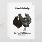 Verlassend Karte (Vorne/Hinten)