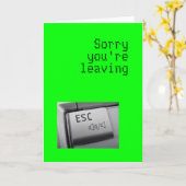 Verlassend Karte (Gelbe Blume)