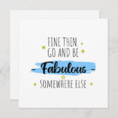 Verlassend Kollege, weg von Abschiedsgeschenk Einladung (Vorne/Hinten)