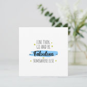 Verlassend Kollege, weg von Abschiedsgeschenk Karte (Stehend Vorderseite)