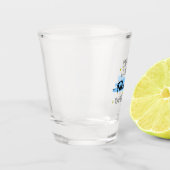 Verlassend Kollege, weg von Abschiedsgeschenk Schnapsglas (Links)