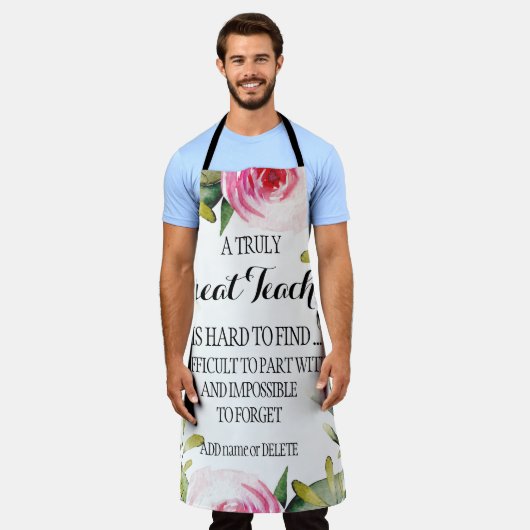 Verlassend LehrerInnen - Dankeschön Schürze (Getragen)