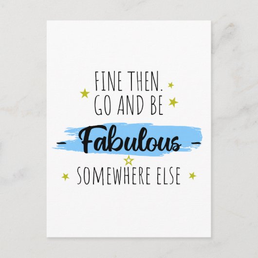 Verlassend lustige Kollegin, weg für Coworker Postkarte (Vorderseite)