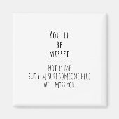 verlassend Mitarbeiter, verlassend Mitarbeiter, Ko Magnet (Vorne)